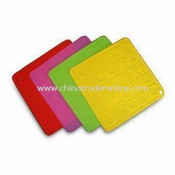 Anti-heat Pot Holder, Various Sizes and Colors Available, Made of Silicone Rubber Material