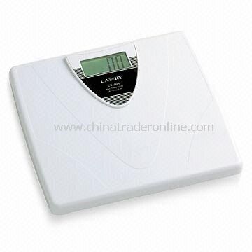 Bathroom Scale with 100g/0.2lb Division and 150kg Capacity, Measures 31 x 29 x 4.39cm