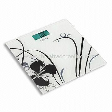 Bathroom Scale with Slim Designm, Measures of 30.2 x 30.2 x 1.5cm from China