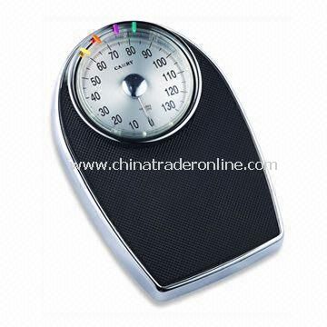 Chrome-plated Bathroom Scale, Measuring 43 x 28.5 x 8.3cm from China