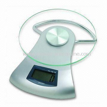 Electronic Kitchen Scale, Measures 225 x 170 x 59mm, Made of ABS Material