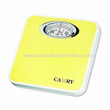 Mechanical Personal Scale with 1,000g/2lbs Graduation, Measures 25.7 x 26.3 x 5cm from China