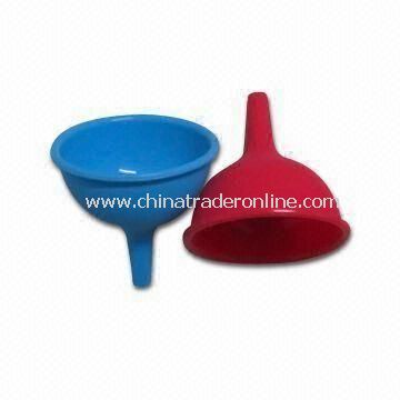 Funnel Set with Non-stick Finish, Made of 100% Food Grade Silicone from China