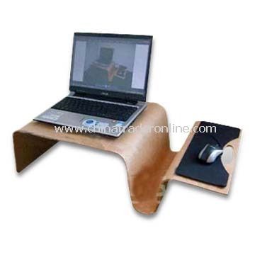 Computer Table in Corporate Design with Mouse Tray and Notebooks, Measures 74 x 38 x 22cm from China