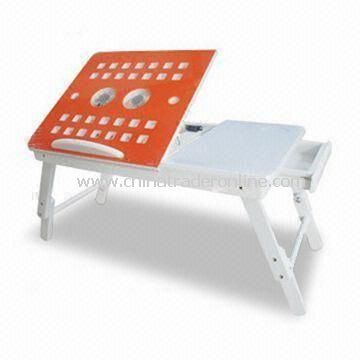 Laptop Stand, 2-piece Fan with Excellent Heat Elimination Function, Measures 56 x 35 x 20 to 132cm