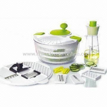 Multifunctional Salad Spinners and Mixer, Made of PP, PS, PC or ABS