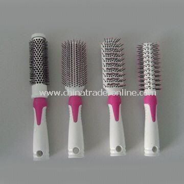 Hair Brushes Set of 4-piece, Suitable for Promotional Gifts, OEM Orders are Welcome