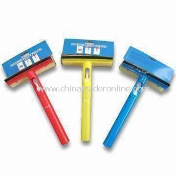 Window Spray Brushes with 8 inches Squeegee, Made of PP, Rubber and Sponge