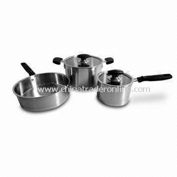 Cookware Set, Non-stick Inner Coating, Healthy, Environmental, Easy for Clean