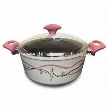 forged aluminium casserole; sauce pot; pot; cookware; non-stick cookware; aluminium cookware