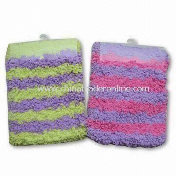 100% Polyester Chenille Rugs with Color Lines, Available in Various Sizes from China