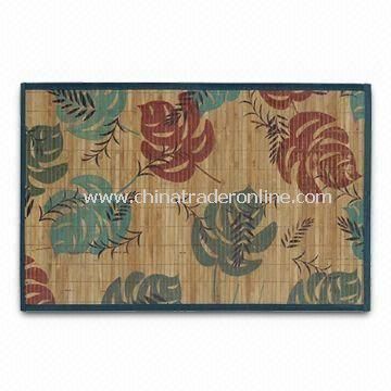 Bamboo Rug, Suitable for Living Rooms and Bedrooms, Customized Sizes and Patterns Accepted from China