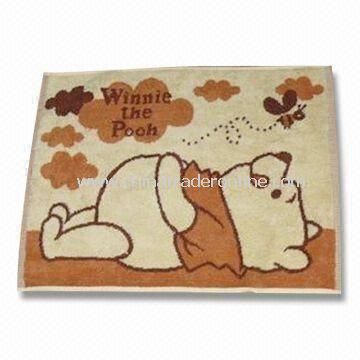 Bathroom Rug, Measures 47 x 60cm, Customized Designs and Sizes are Accepted from China