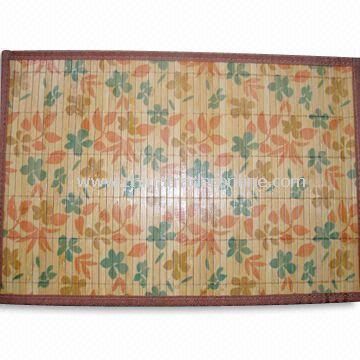 Printed Bamboo Rug, Suitable for Living Room and Bedroom, Customized Sizes are Accepted