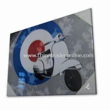 Stretched Printed Canvas in Various Styles for Motorcycle Designs and Home Decoration Purposes from China