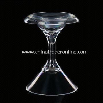 Acrylic Round Stool, Measures 14 x 13.5 x 18cm, Used in Bars and Restaurants