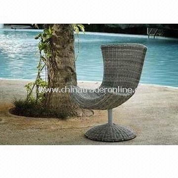 Outdoor Rotary Bar Stool/Rotary Rattan Chair, Weather-resistant, Various Colors are Available