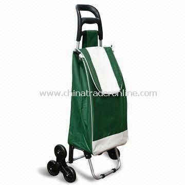 Retractable Shopping Cart with Foldable Chair and Three Wheels from China