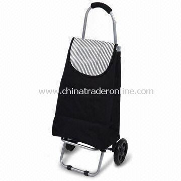 Shopping Cart with Wheels, Available in Various Sizes, Made of 600D Nylon