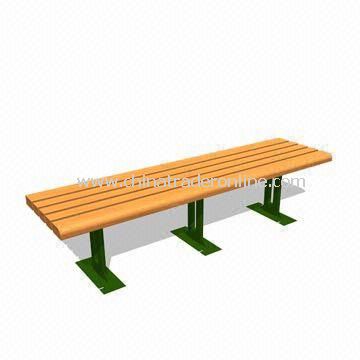 Garden Leisure Bench with Cast-iron Arms, Available in Various Colors and Types