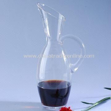 Mouth-blown Glass Decanter, Can be Used as Water Cooler from China