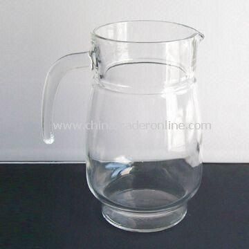 Transparent Glass Decanter with 1,500ml Capacity, 200mm Height and 105mm Top Diameter from China