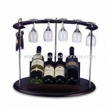 2 Bottles Wine Rack, Made of Density Board, Used for Storage Purposes from China