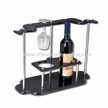 2 Bottles Wine Rack, Made of Density Board from China