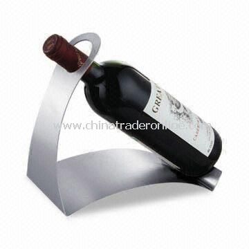 Red Wine Holder, Made of Stainless Steel Material, Sized 22 x 21 x 21cm from China