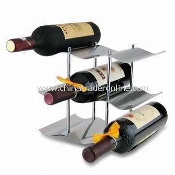 Wine Holder, Perfect for Kitchen or Tabletop, Made of 18/0 Stainless Steel