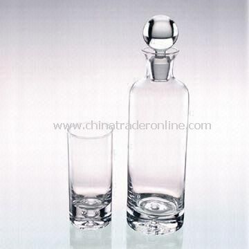 Wine Set with Bottle Capacity of 420mL and Glass Capacity of 8 Ounce