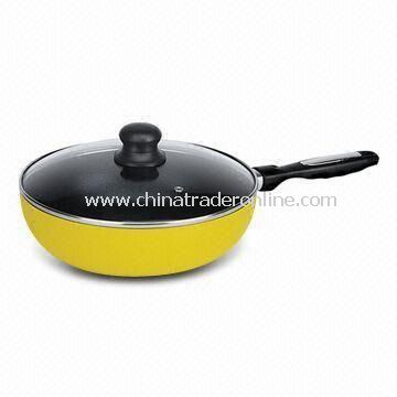 Aluminum Wok with 2.0 Body Thickness, Available in Various Handles and Sizes