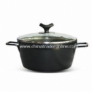 Casserole with Two Layers Non-stick Coating Inside, Made of Forged Aluminum