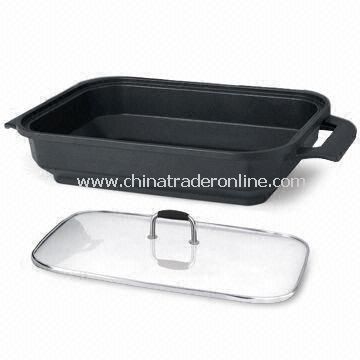 Diamond Style Square Casserole, Easy to Clean, LFGB and FDA Certified