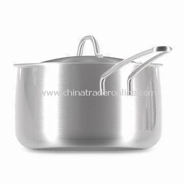 Stainless Steel Cookware Set with Trendy Belly Shape from China