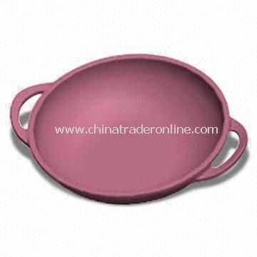 Wok with Non-stick Coating, Available in Various Body Thicknesses and Sizes from China