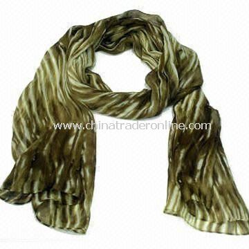 170 x 45cm Ladies Charm/Scarf/Shawl, Made of Polyester, OEM and ODM Orders are Welcome from China