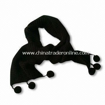 Black Stylish Acrylic Shawl, Weighs 190g, Available in Various Colors from China