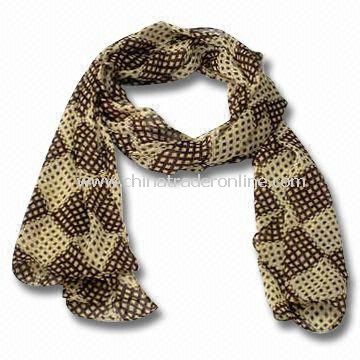 Charm/Scarf/Shawl, Made of Chemical Fiber, OEM and ODM Orders are Welcome, Suitable for Ladies