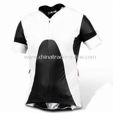 Cycling Jersey/Sports Wear, Made of 100% Polyester, Customized Sizes and Colors are Welcome from China