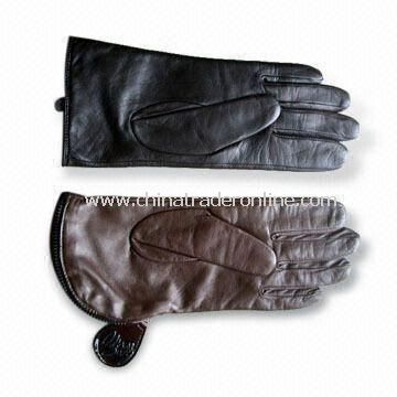 Ladies Sheep Leather Gloves, OEM Orders are Welcome from China