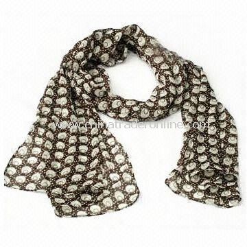 Ladies Fashionable Charm/Scarf/Shawl, Customized Materials and Sizes are Accepted