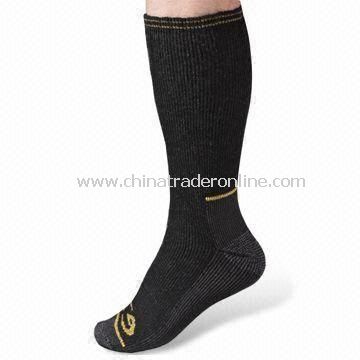 Mens 84N Socks, Suitable for Outdoor Use, Made of Wool, Acrylic, Polyester, Spandex and Lycra from China