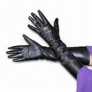 Dress Gloves with Cotton Lining, Made of Real/PU Leather, Various Colors are Available from China