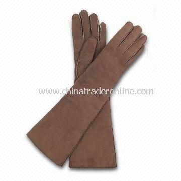 Ladies Gloves with or without Cotton Lining, Made of Real/PU Leather, Various Sizes are Available