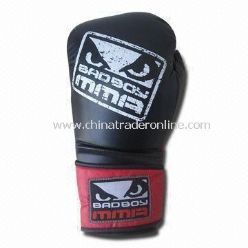 MMA Boxing Gloves, Made of Microfiber Leather, Various Sizes are Available