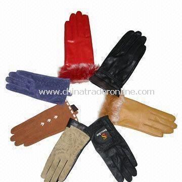 Womens and Mens Leather Gloves with Pig Nappa