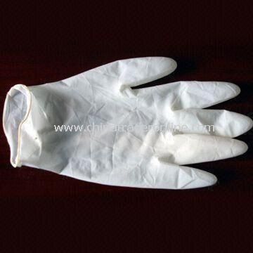 Disposable Glove, Made of 100% Nature Latex and 100 Pieces/box Packing from China