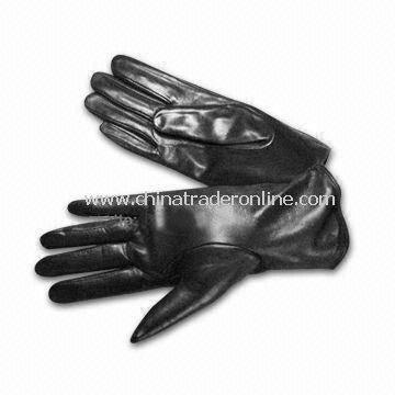 Ladys Gloves in Various Colors, Made of Real/PU Leather, OEM/ODM Orders are Welcome from China