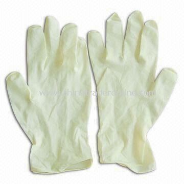 Latex Glove with Low-protein Content and Left/Right Hand Fitted for Comfort Wearing